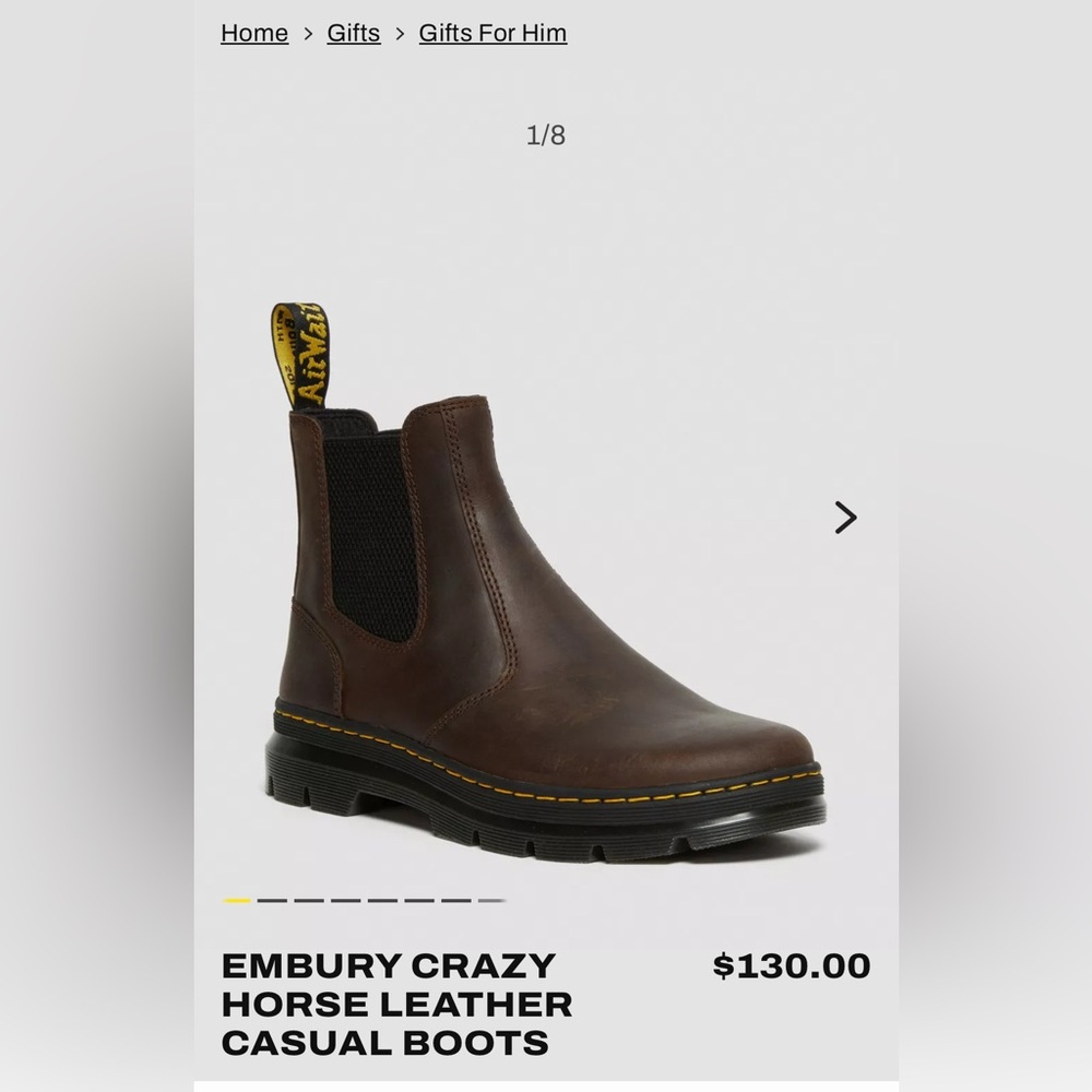 Dr.Martens Embury dark brown size 5 brand new in box, never been worn